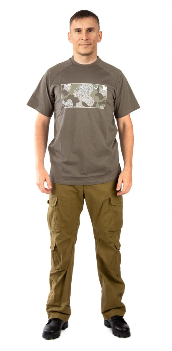 Футболка 7.62 Urban Camo (Урбан Камо) (хлопок, олива) 7TS-02OL