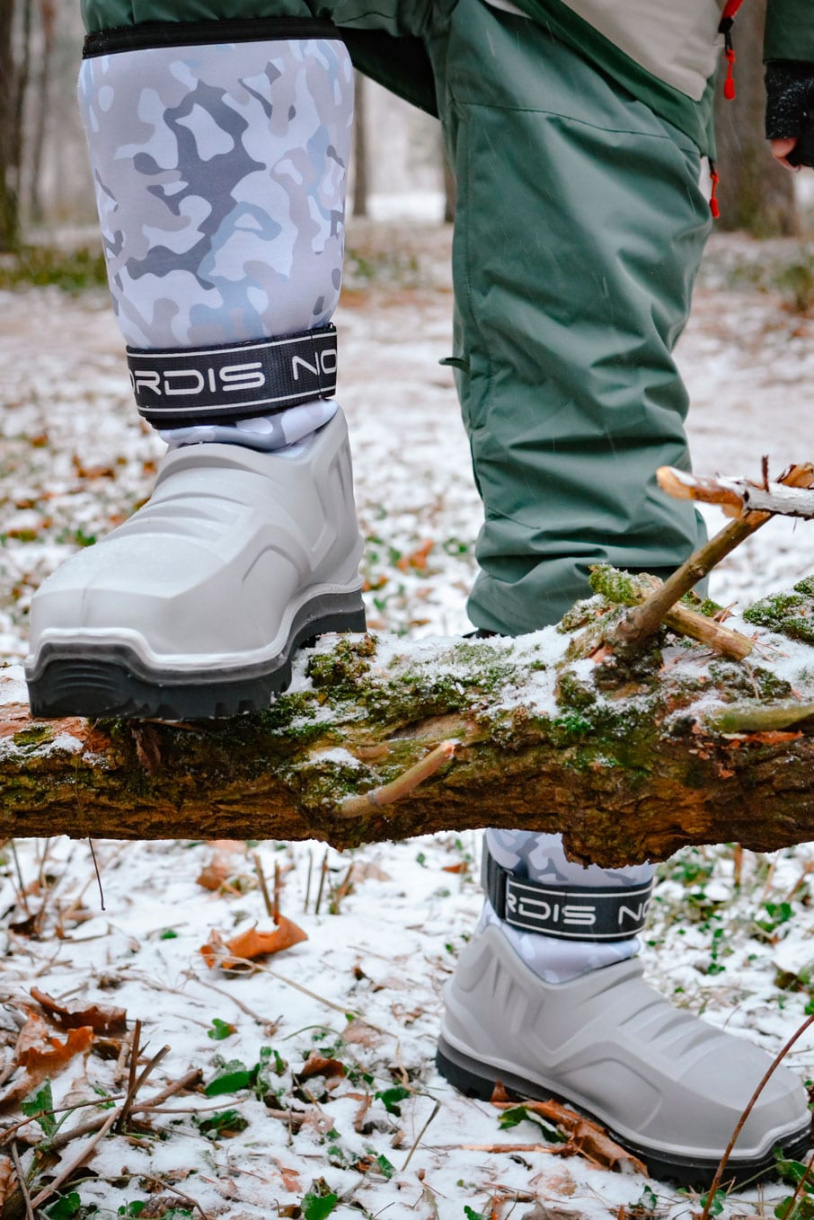 Комбинированные сапоги для охоты и рыбалки Harweld «NORDIS» White 